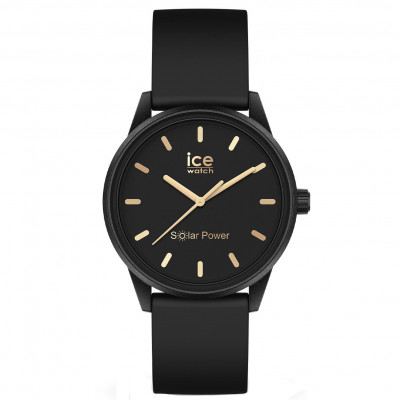 Ice Watch® Analogique 'Ice Solar Power - Black Gold' Femmes Regarder (Petite) 020302