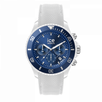 Ice Watch® Chronographe 'Ice Chrono - White Blue' Hommes Regarder (Large) 020624
