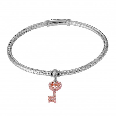 Orphelia®  Femmes Argent Bracelet - Argent/Rose ZA-7399