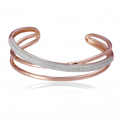 Orphelia®  Femmes Argent Bracelet - Rosé ZA-7408