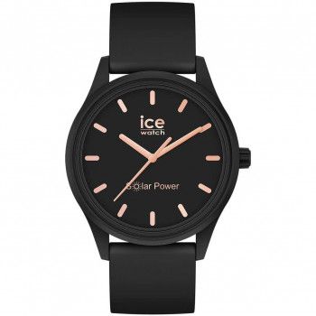 Ice Watch® Analogique 'Ice Solar Power - Black Rose-gold' Femmes Regarder (Petite) 018476