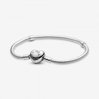 Pandora® 'Moments Heart' Femmes Argent Bracelet - Argent 590719-17