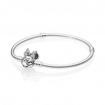 Pandora® 'Disney Mickey Mouse & Minnie Mouse' Femmes Argent Bracelet - Argent 597770CZ-18