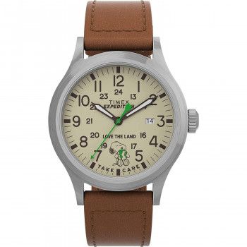 Timex® Analogique 'Peanuts Expedition Scout Take Care' Hommes Regarder TW4B25000
