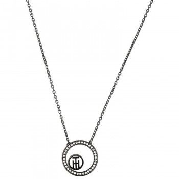 Tommy Hilfiger®  Femmes Acier inoxydable Collier avec pendentif - Noir 2780521