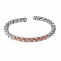 Orphelia® 'Jada' Femmes Argent Bracelet - Argent/Rose ZA-7395